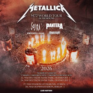 Metallica - M72 World Tour In The Round 2026