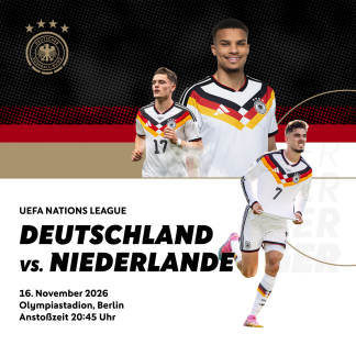 UEFA Nations League: Deutschland - Niederlande 16.11.2026